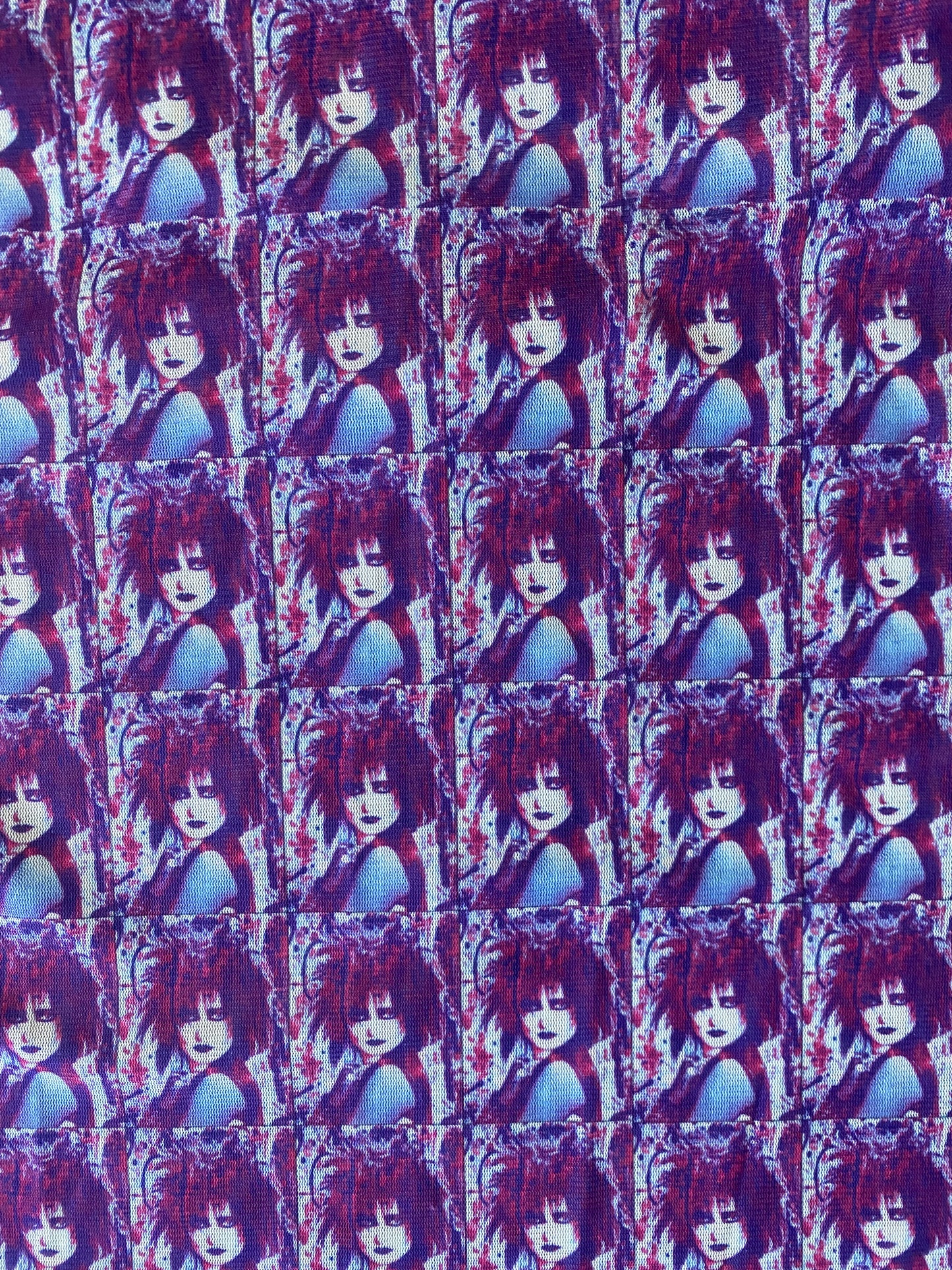 Siouxsie Lavender Print Mesh Top