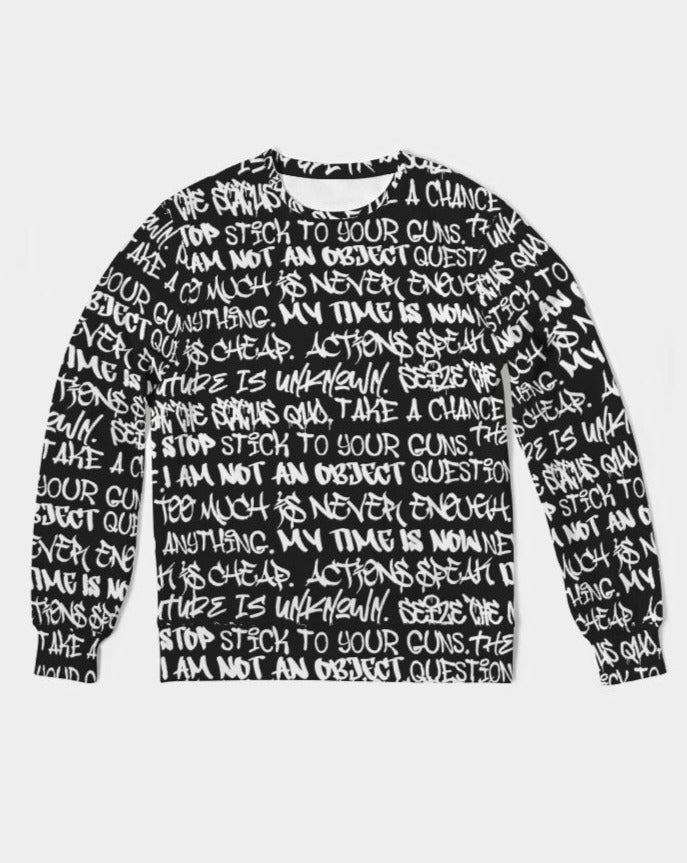Black and White Graffiti Sweatshirt